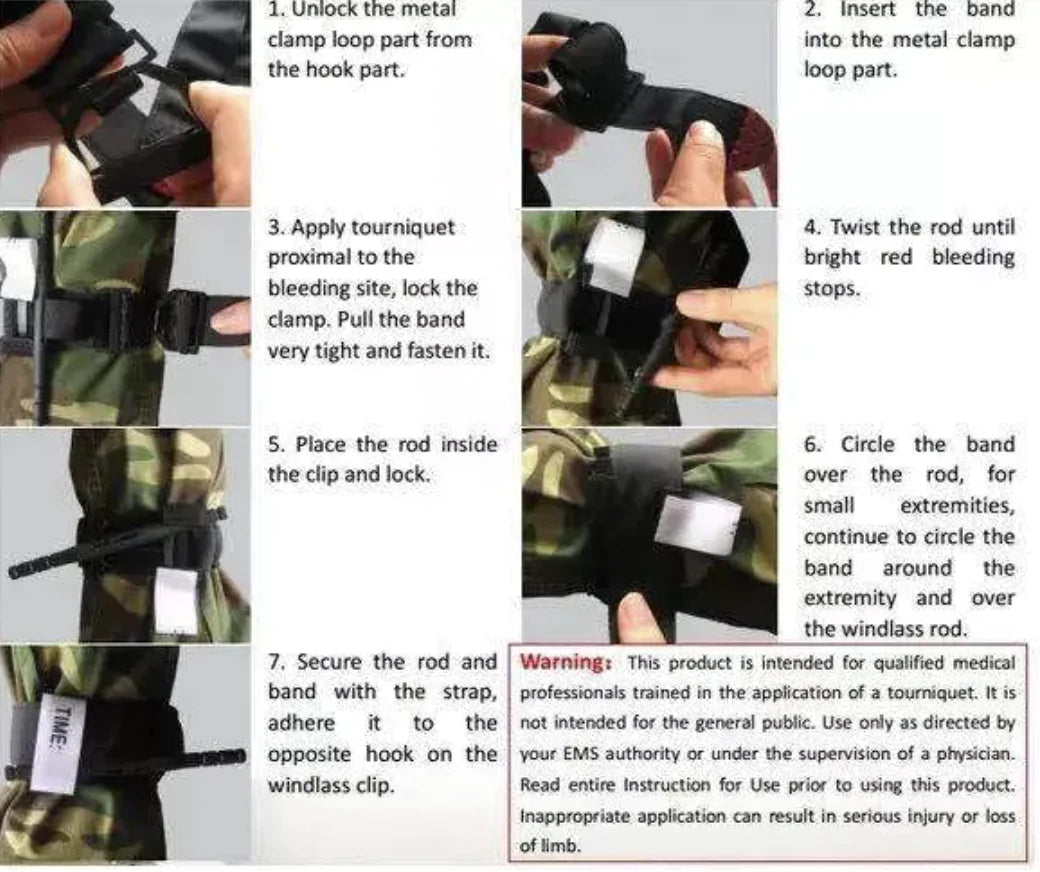 Medical Tourniquet Strap PRO - FIRST AID and MILITARY Approved